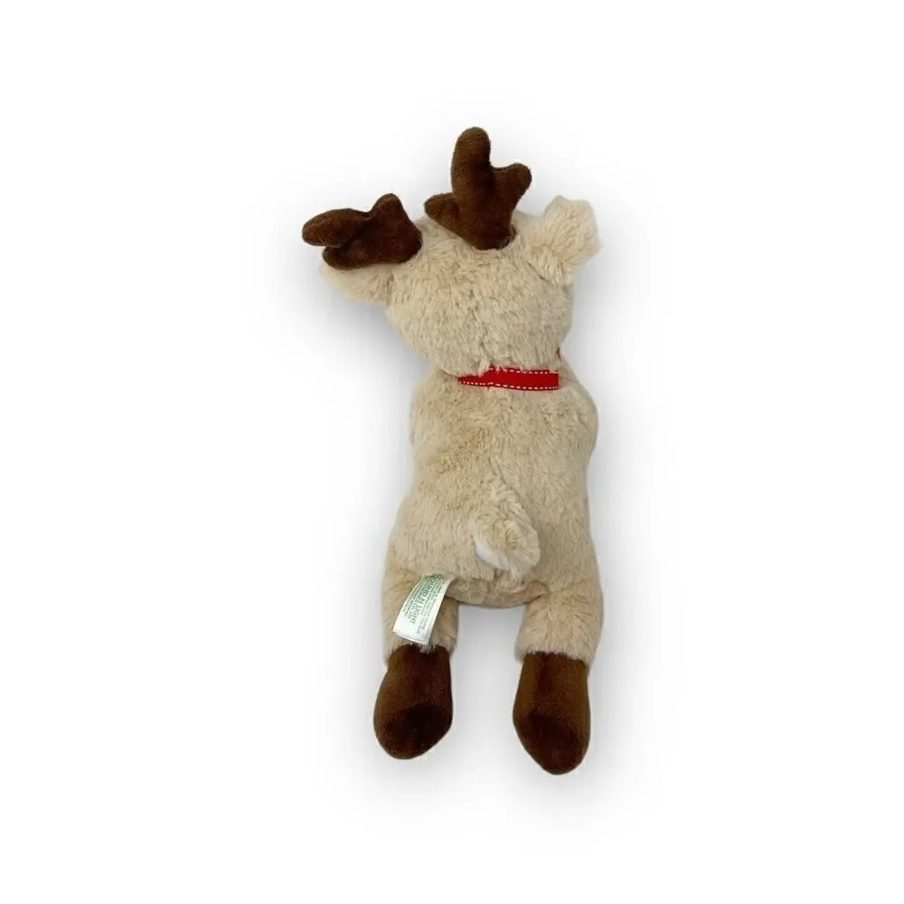 Holiday Lane Animated Plush Reindeer Antlers Head Tail Sings Jingle Bell Rock